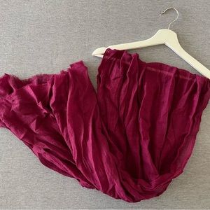 Anthropologie BHLDN silk scarf shawl wrap